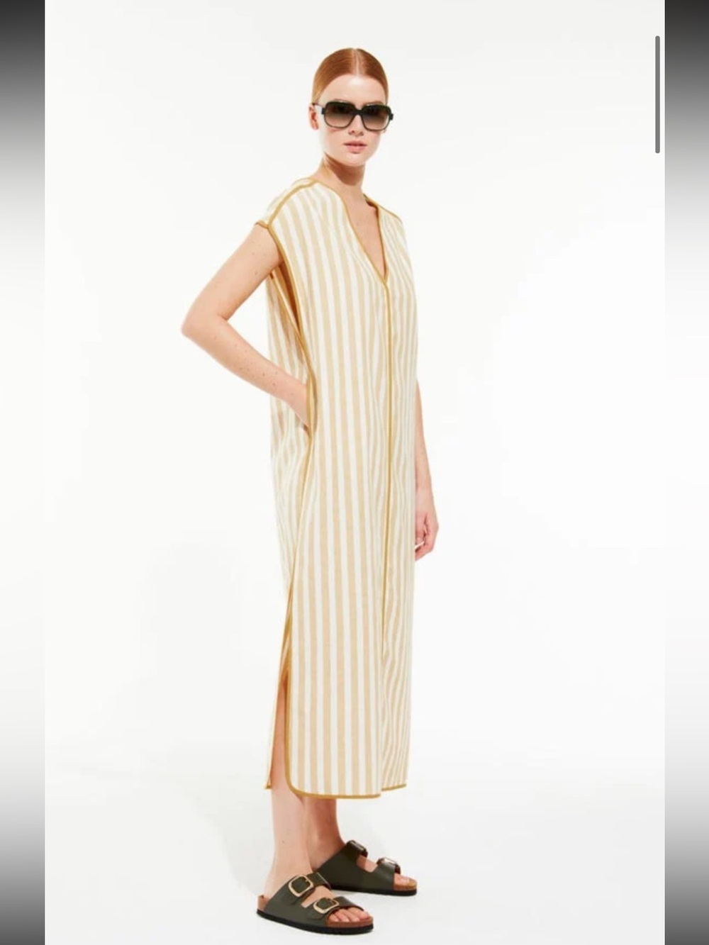 Mapoesie Raf Calvi Dress in Khaki